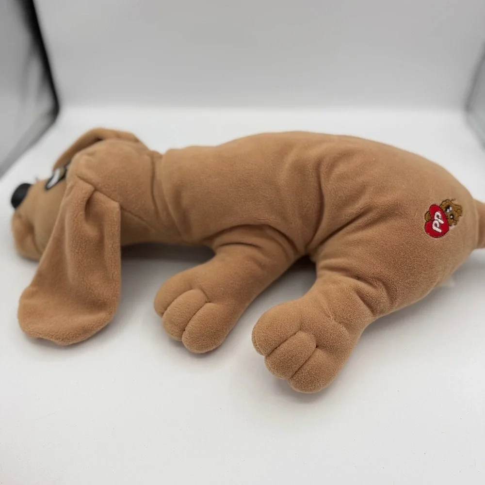 Tonka Pound Puppies Plush Dog Unisex Small Tan 1985 Vintage Retro Stuffed Animal